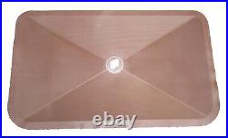1961-1976 Buick Trunk Mat Saddle with Tri-Shield. Blem Sale