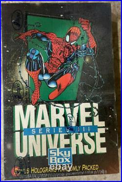 1992 Marvel Universe Series 3 Factory Sealed Box-SALE PRICE-QUANTITY AVAILABLE