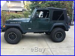 1997-2006 Jeep Wrangler Soft Top Replacement Canvas & Tinted Rear Windows SALE