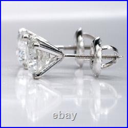 1.00 Carat Diamond Stud Earrings On Sale 18K White Gold SI1 53566293