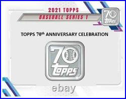 2021 Topps Series 1 Baseball Retail Display Box Pre-Sale