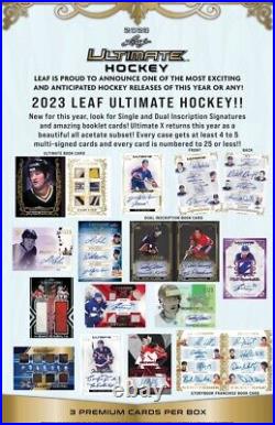 2023 Leaf Ultimate Hockey Box Pre Sale