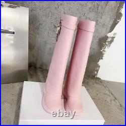 2023 new Hot sales runway fashion Cowhide temperament shoes 35-41
