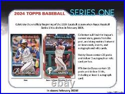 2024 Topps Series 1 Baseball Hobby Box- Factory Sealed- Pre Sale Releases 02/14