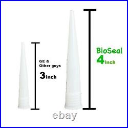 25 Tube LOT SALE BioSeal Silicone Caulk Sealant Ge neral Purpose 10.1oz Clear
