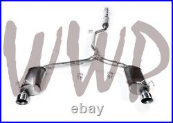 2.25 Stainless Dual CatBack Exhaust 13-17 Honda Accord Coupe EX-L/Touring 3.5L