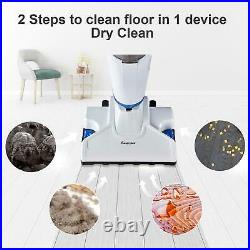 2 in 1 Vacuum and Steamer Combi Hard Floor Carpet Hot Steam Clean SALE