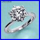 3.09 CT Solitaire Diamond Engagement Ring 14K White Gold SI2 Sale 50818228