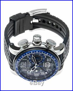 3 DAY 75% OFF Sale! Graham Silverstone GMT Chrono Automatic Mens Watch 2BLCH. B30A