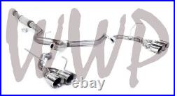 3 Stainless CatBack Exhaust Muffler System For 11-21 Subaru WRX 2.0L & STI 2.5L