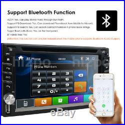 6.2 HD Double 2 DIN in Dash Car DVD Stereo GPS Navigation Radio+MAP+Camera Sale