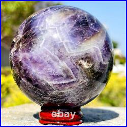 834G Natural Dream amethyst Crystal Ball healing Hot sale Collectibles Brand New
