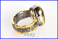 925 Sterling Silver Genuine Smoky Quartz Gemstone Ring Black Friday Sale Jewelry