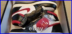 Air Jordan Retro 1 High OG White Black Sale Gym Red UK 9.5 US 10.5 Brand New+Box