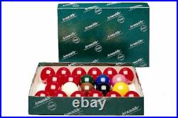 Aramith Snooker Ball Set. Full Size Premier Balls 2 1/16 Inch Balls SALE