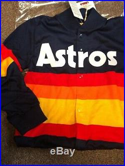 Astros Rainbow Mitchell and Ness jacket (large) BRAND NEW! Never Worn. SALE