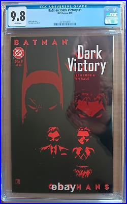 BATMAN DARK VICTORY #12 CGC 9.8 Wh 2000 Loeb & Sale Two-Face c last 1 sold $125