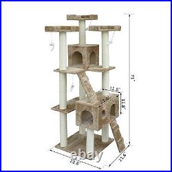 BLACK FRIDAY SALE 71 Cat Tree 2 Condo Scratching Post Pet House Furniture