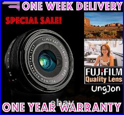 BRAND NEW Fuji Fujinon XF 18mm f2 R Lens with FUJIFILM WARRANTY SPECIAL SALE