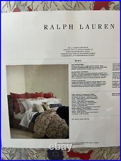 BRAND NEW Polo Ralph Lauren Remy Floral Collection Full/Queen Comforter-SALE