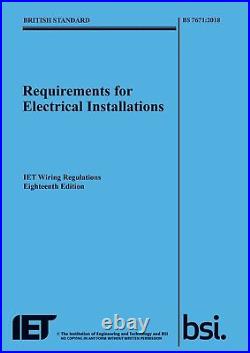 BS 7671 & OSG 2018 18th Edition Blue On site guide & IET Wiring Regulations SALE