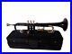 BUMPER SALE! Brand New Black Brass Bb FLAT Trumpet Free Case+M/P FAST SHIP