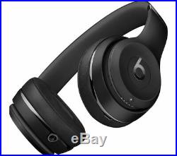 Beats By Dr. Dre Solo3 Wireless Headphones- MATTE BLACK- Brand New & Sealed-SALE