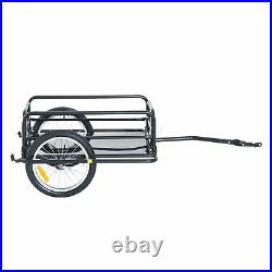 Black Friday SALE Bike Cargo Trailer with Two Wheels Bicycle Large Carrier Cart
