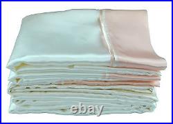 Blowout sale 100% Mulberry 16 Momme Silk Sheet Set with8 Double Layered Top Hem