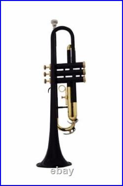 Brand New Black Brass Bb FLAT Trumpet Black Friday Sale