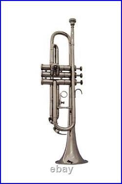 Brand New Silver Nickel Plated Bb FLAT Trumpet Black Friday Sale