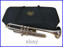 Brand New Silver Nickel Plated Bb Flat Trumpet Black Friday Sale