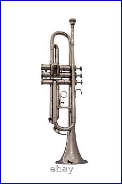 Brand New Silver Nickel Plated Bb Flat Trumpet Black Friday Sale