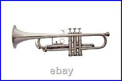 Brand New Silver Nickel Plated Bb Flat Trumpet Black Friday Sale