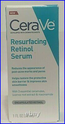 CeraVe Resurfacing Retinol Serum 1FL OZ 30ML ENSCAPSULATED RETINOL NEW SALE