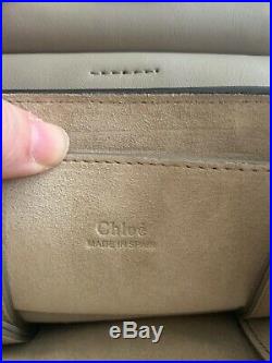 Chloe Mini Faye Leather Bracelet Bag Motty Grey Brand New ON SALE