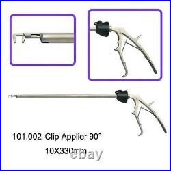Clip Applier 90° middle & flat size 10X330mm Laparoscopy Endoscopic Tool //sale