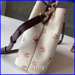 Coach Small Town Bucket Bag with Heart Floral Crossbody New With Tags Sale