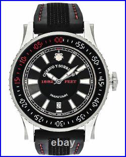 Cuervo Y Sobrinos Robusto Manjuari Automatic Men's Watch 2808.1nr3 48 Hour Sale
