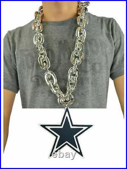 Dallas Cowboys NFL 3D Fan Chain Necklace Foam Magnet 2 in1-PRE-SALE