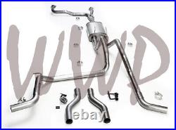 Dual Stainless 3 CatBack Exhaust System For 04-15 Nissan Titan 5.6L No Tips