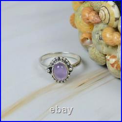 Exclusive Sale! Natural Purple Amethyst Silver Plated Designer Ring Jewelry