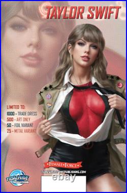Female Force Taylor Swift SHIKARII VIRGIN METAL Cvr B LE 25 Pre-Sale