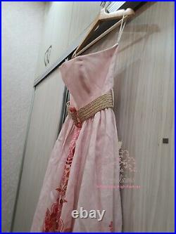 Final Sale! BNWT 70% Off Auth ZIM Violet Strapless Maxi Dress US$850
