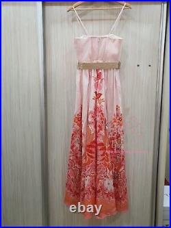 Final Sale! BNWT 70% Off Auth ZIM Violet Strapless Maxi Dress US$850