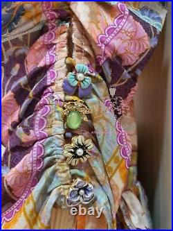 Final Sale! BNWT 81% Off Auth ZIM Cosmic Swirl Floral Mini Dress US$1950