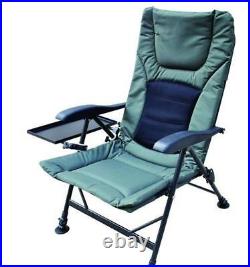 Fishing Chair Padded Recliner Chair FREE SIDE TRAY SALE PRICE