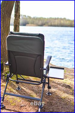 Fishing Chair Padded Recliner Chair FREE SIDE TRAY SALE PRICE