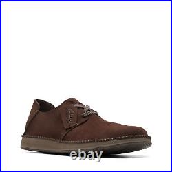 Flash Sale? Clarks Mens Gorsky Lace Brown Suede 26171751