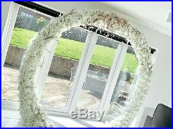 Free Standing Circular Wedding Arch for Sale. Venue flower circular moon frame